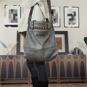 Patricia Nash Studded Leather Bag